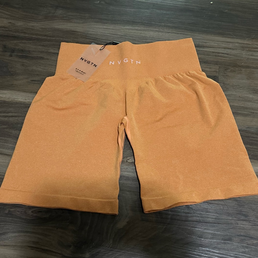 NVGTN Orange Athletic Shorts